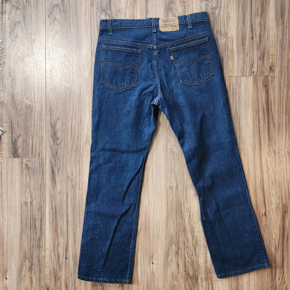 Vintage 80s Levi's Orange Tab 509 Dark Wash Jeans